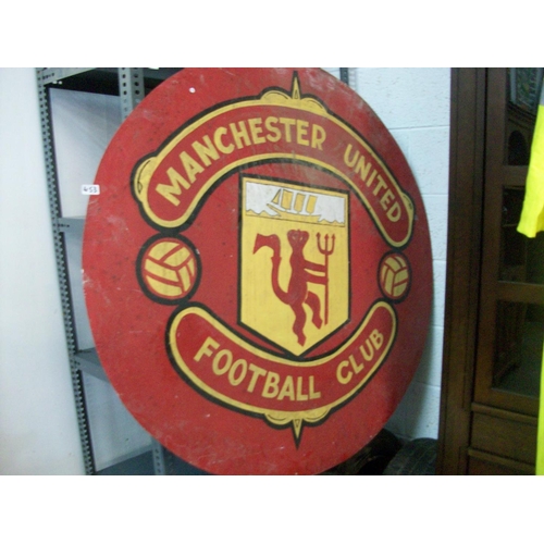 453 - Man Utd Advertising Board (5 Ft Diameter)