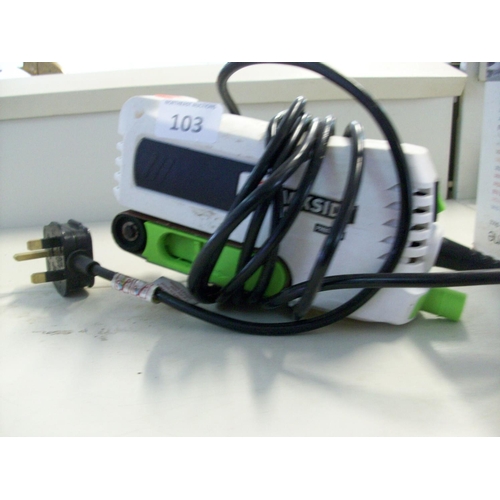 103 - Electric Parkside Sander (w)