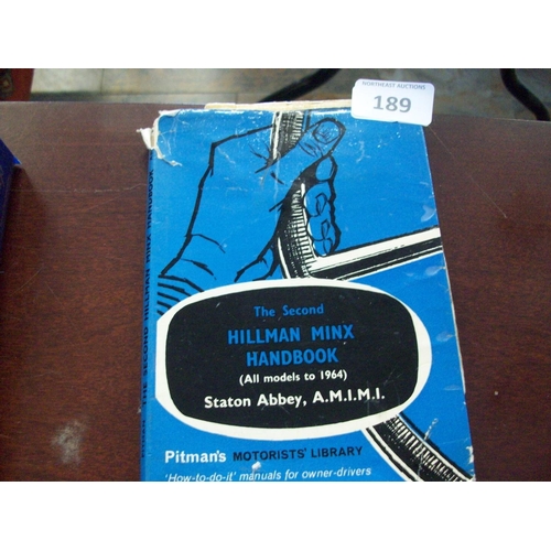 189 - Hillman Minx Handbook - All models up to 1964