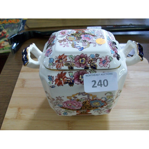 240 - Masons Brocade Sugar Bowl