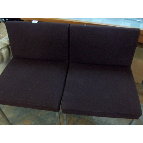 63 - 2 Waiting Room Chairs