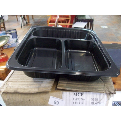 89 - Box of 125 Food Containers