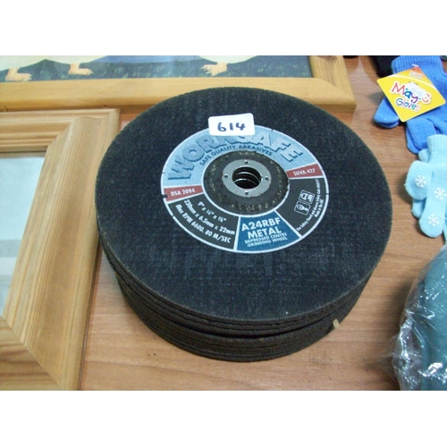 614 - Joblot of Angle Grinder Discs