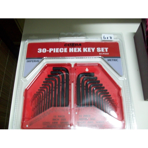 617 - 30 Pce Allen Key Set