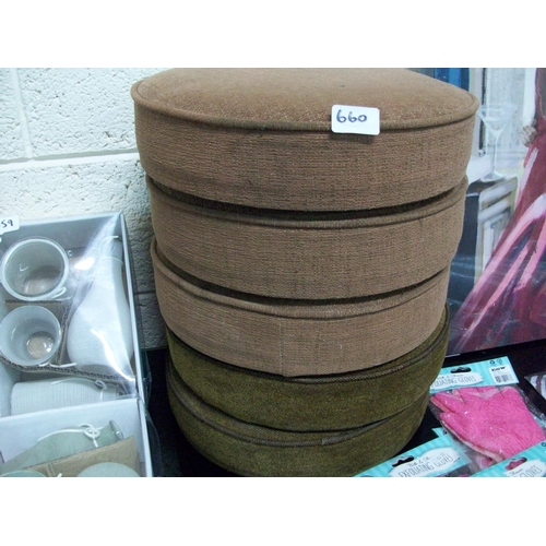 660 - 5 Barstool Tops