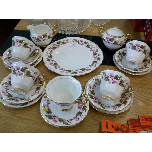 233 - Royal Imperial Part China Tea Set