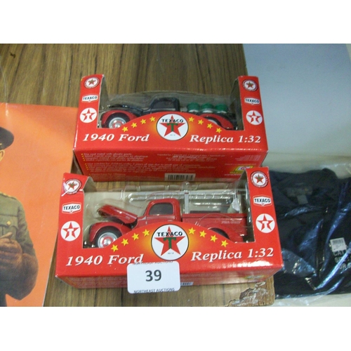 39 - 1940s Replica Truck Toys in Box x2