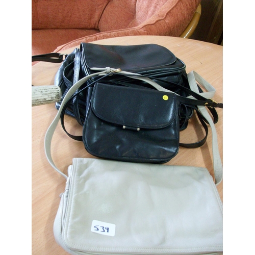 539 - 4 Leather Handbags