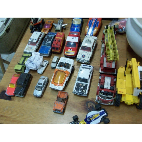 61 - Job Lot of Toy Cars etc.