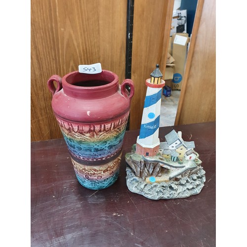 543 - Vase & Lighthouse Ornament