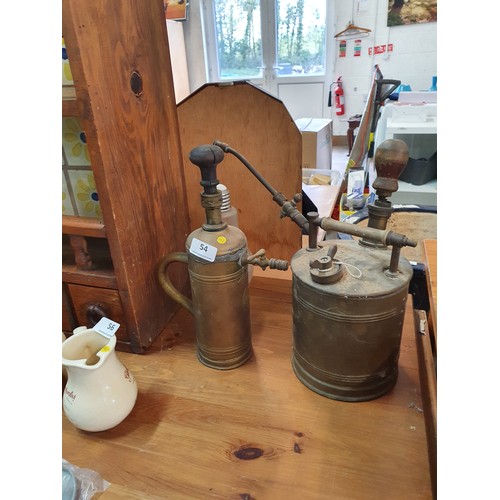 54 - Brass Rose Sprayer and Vintage General Sprayer