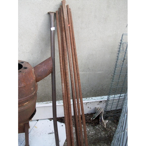 9 - Joblot Of Iron Bars/Rods