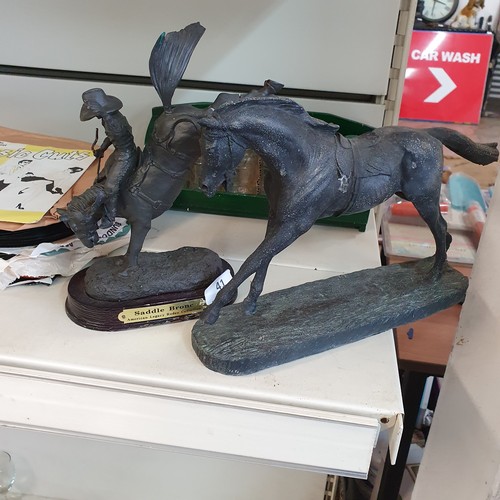 41 - 2 Horse Ornaments (sd)