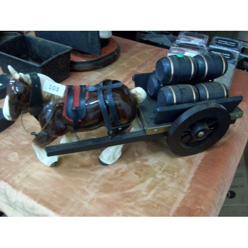 103 - Horse & Cart Ornament