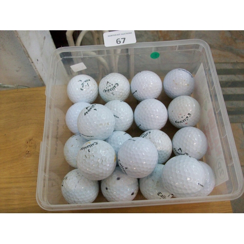 67 - Box Of 20 Golf Balls