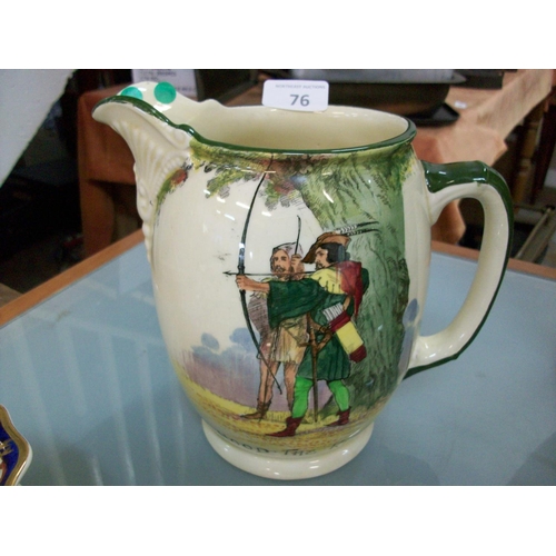 76 - Large Royal Doulton Robin Hood Jug