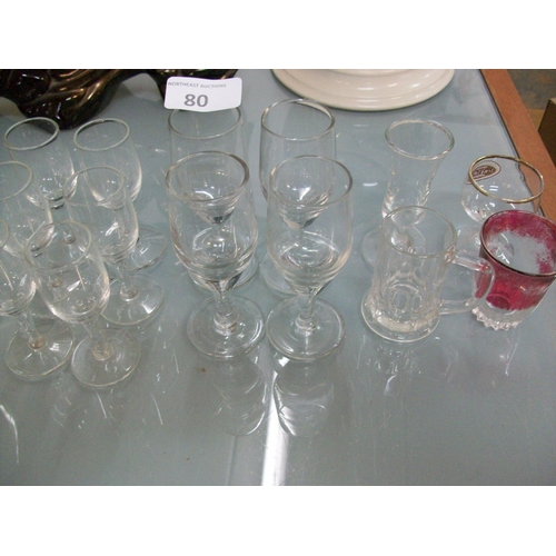 80 - Joblot Of Miniature Glasses (14)