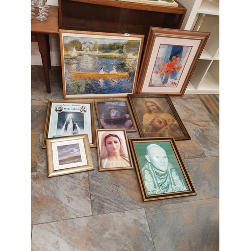 104 - Large Selection Of Framed Pictures