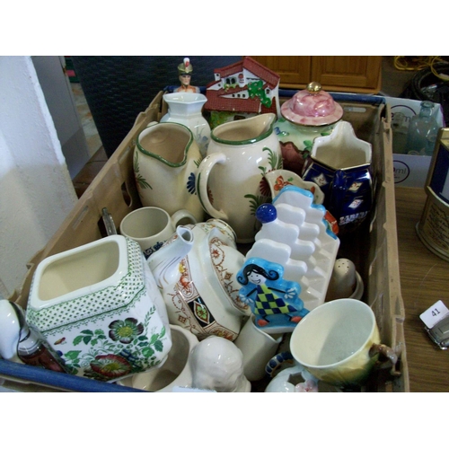 42 - Large Crate of Ceramic Items