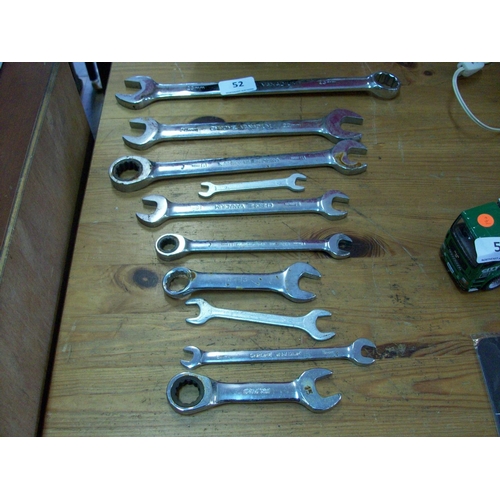 52 - Large Joblot Of Mixed Spanners