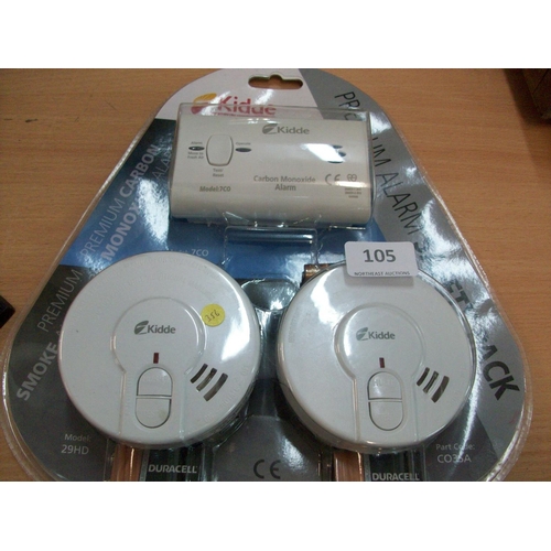 105 - New Carbon Monoxide/Smoke Alarms