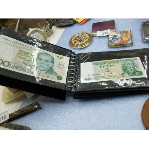 279 - Album Of Foreign Notes