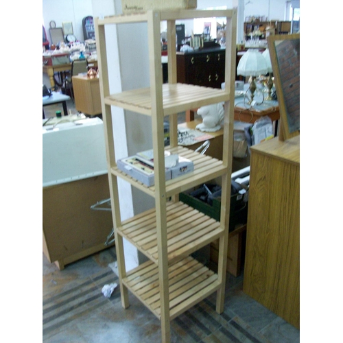 76 - Pine Shelving Unit (15