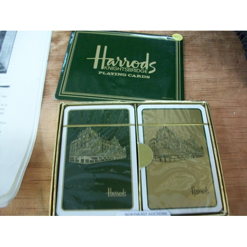 88 - 2 Packs Of Harrods Vintage Playing Cards