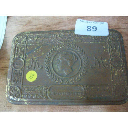89 - 1914 Christmas Tin (Princess Mary)
