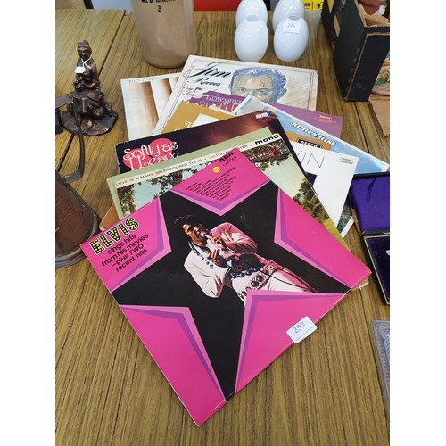 250 - Selection Of LP's (including Elvis, Jim Reeves,etc)