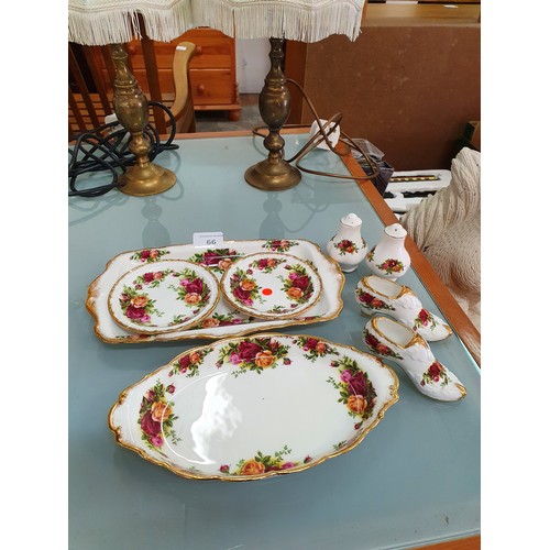 66 - 8 Old Country Rose Pieces