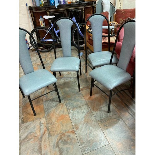 99 - 4 High Back Dining Chairs