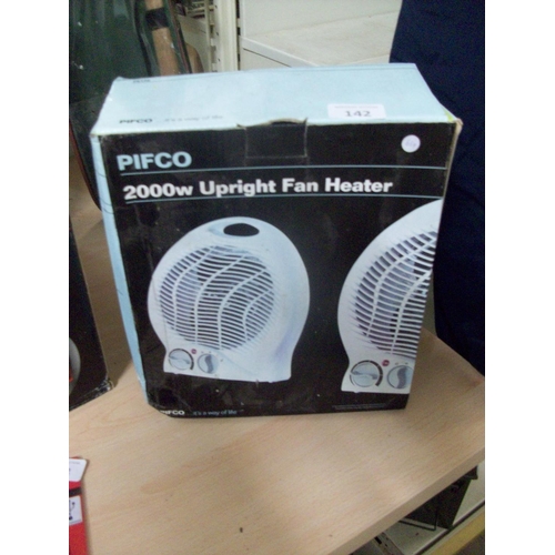 142 - New Upright Fan Heater