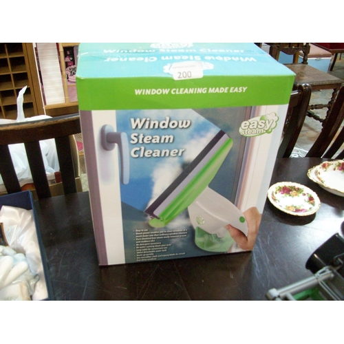 200 - New in Box Window Steam Cleaner