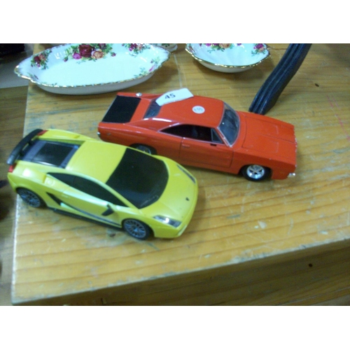 45 - 2 Model Cars