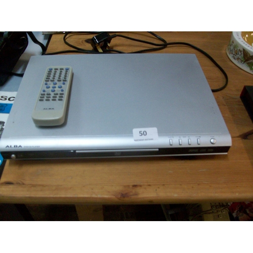 50 - DVD Player with Remote (w)