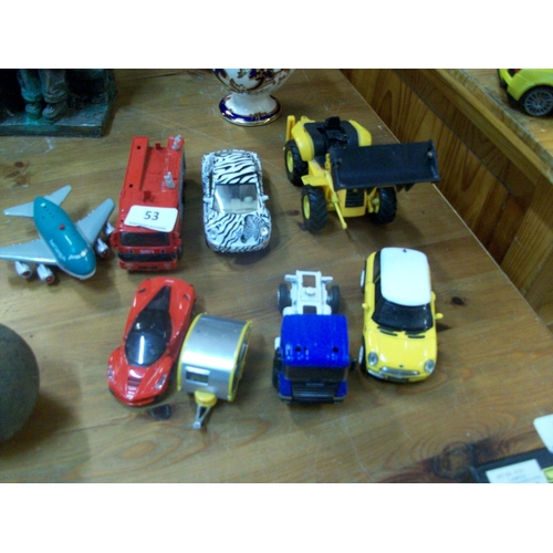 53 - Job Lot of Toy Cars etc.