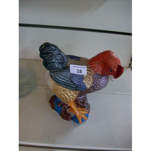 18 - Small Painted Hen