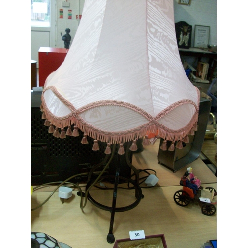 43 - Table Lamp with Cast Iron Base