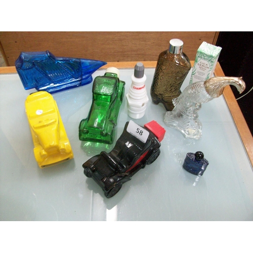 58 - Collection of Perfume Bottles