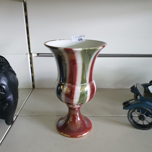 16 - Hand Painted Italian Vase