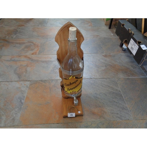 15 - Large Bottle Wall Hanging