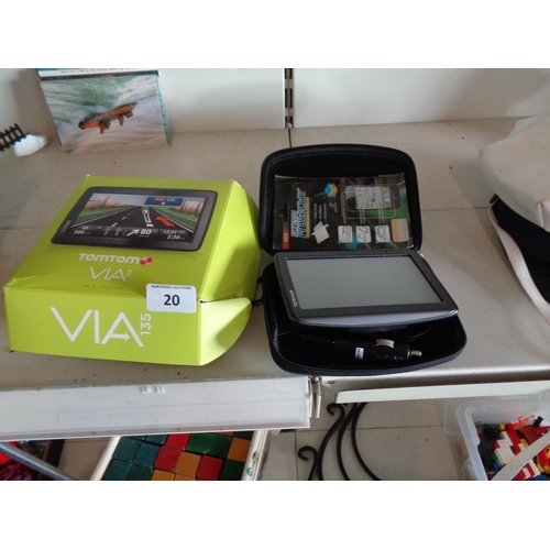 20 - Tom Tom VIA 135 Sat Nav