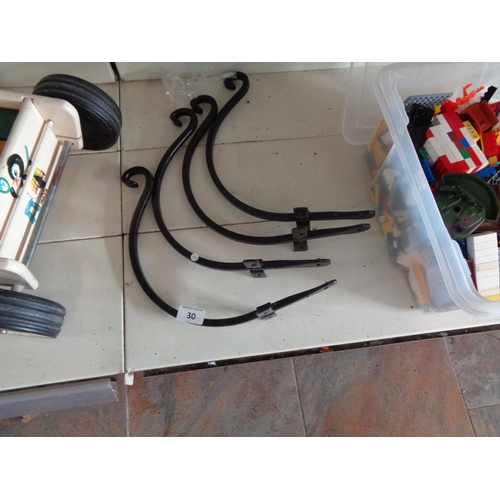 30 - 4 Hanging Basket Brackets