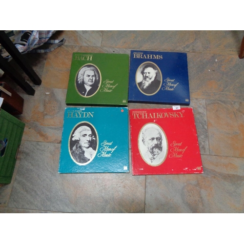 57 - 4 Boxed Classical Music LP Sets