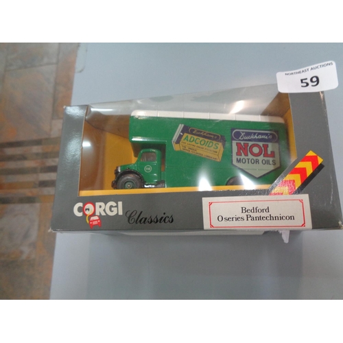 59 - Corgi Bedford Delivery Van Model