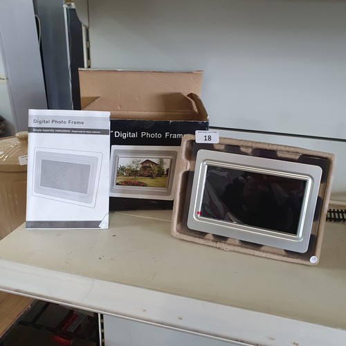 18 - Brand New Digital Photoframe (in Box)