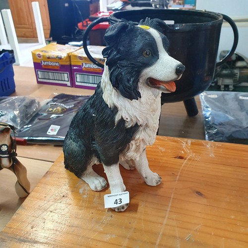 43 - Large Hotant Border Collie Dog Ornament (10
