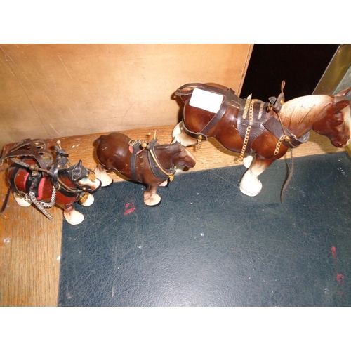 253 - 3 Clydesdale Horses (s/d)