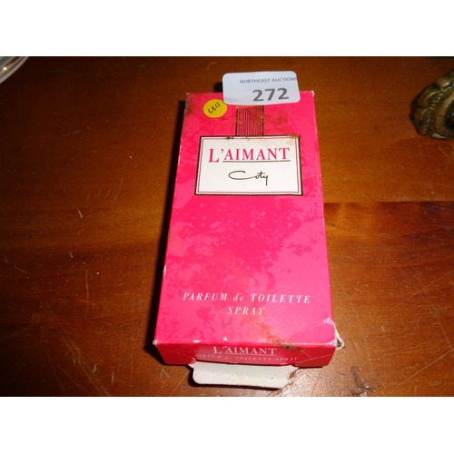 272 - L'Aimant Coty 30ml Perfume (boxed)